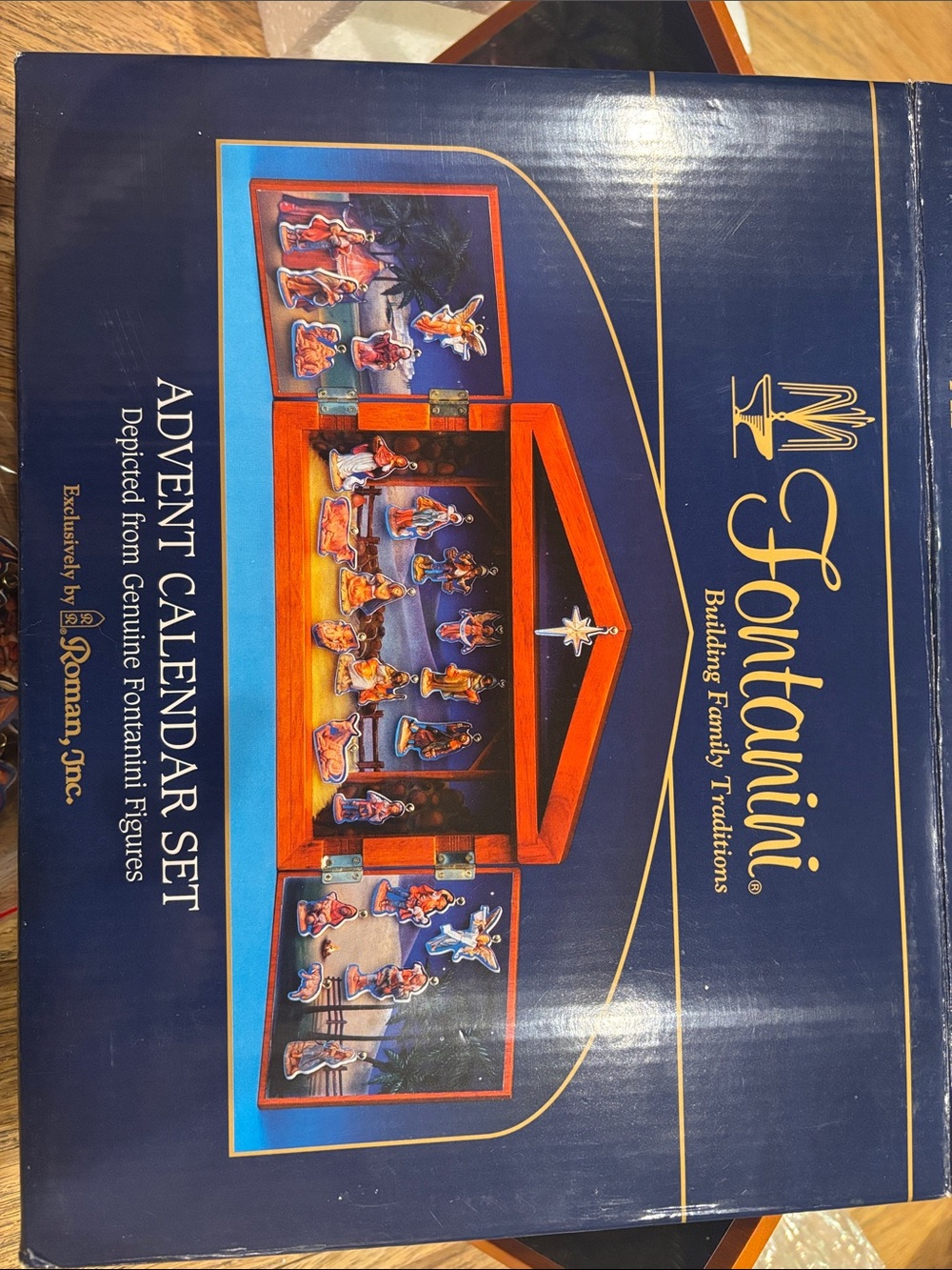 New Fontanini Christmas Advent Calendar Nativity Set